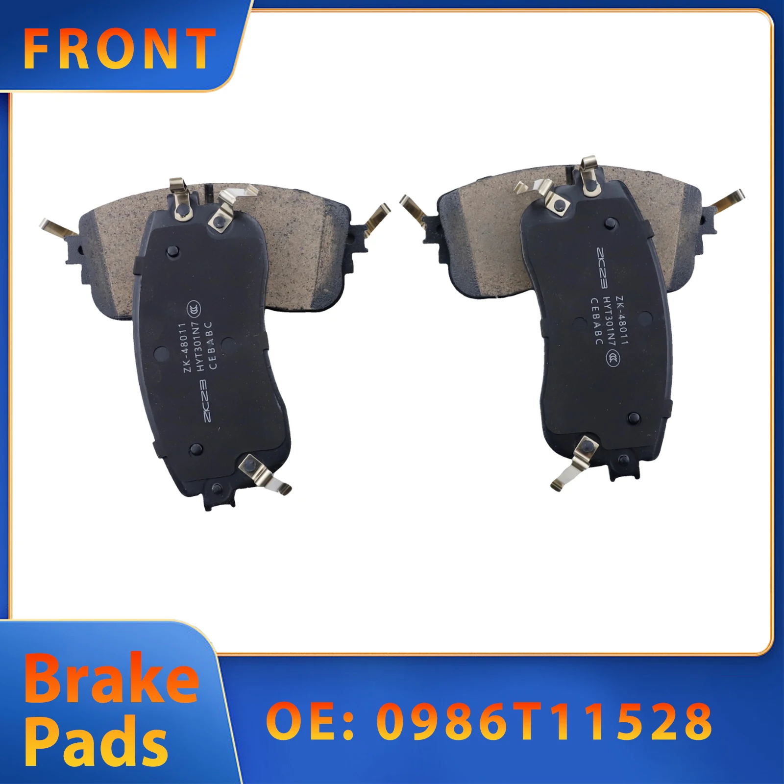 

Front Brake Pad For TRUMPCHI GS7 2017- 1.8T GS8 2016- 2.0T GS8S 2019- 1.8T 0986T11528 abrasion-resistant Ceramics Brake