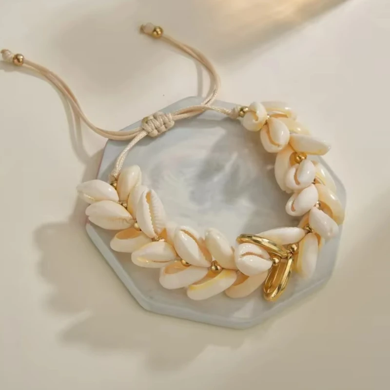

Classic Shell Bracelet Bohemian Style States Fashion Braided Anklet Cross-border Accessories Wholesale 159