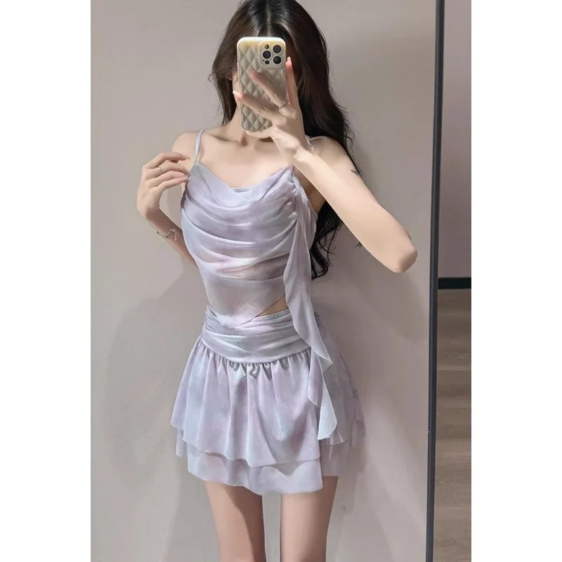 

Консервативный женский купальник-бикини, новинка 2025, пляжный купальник Vaion Onsen, отдельное покрытие тела Sensation High ade