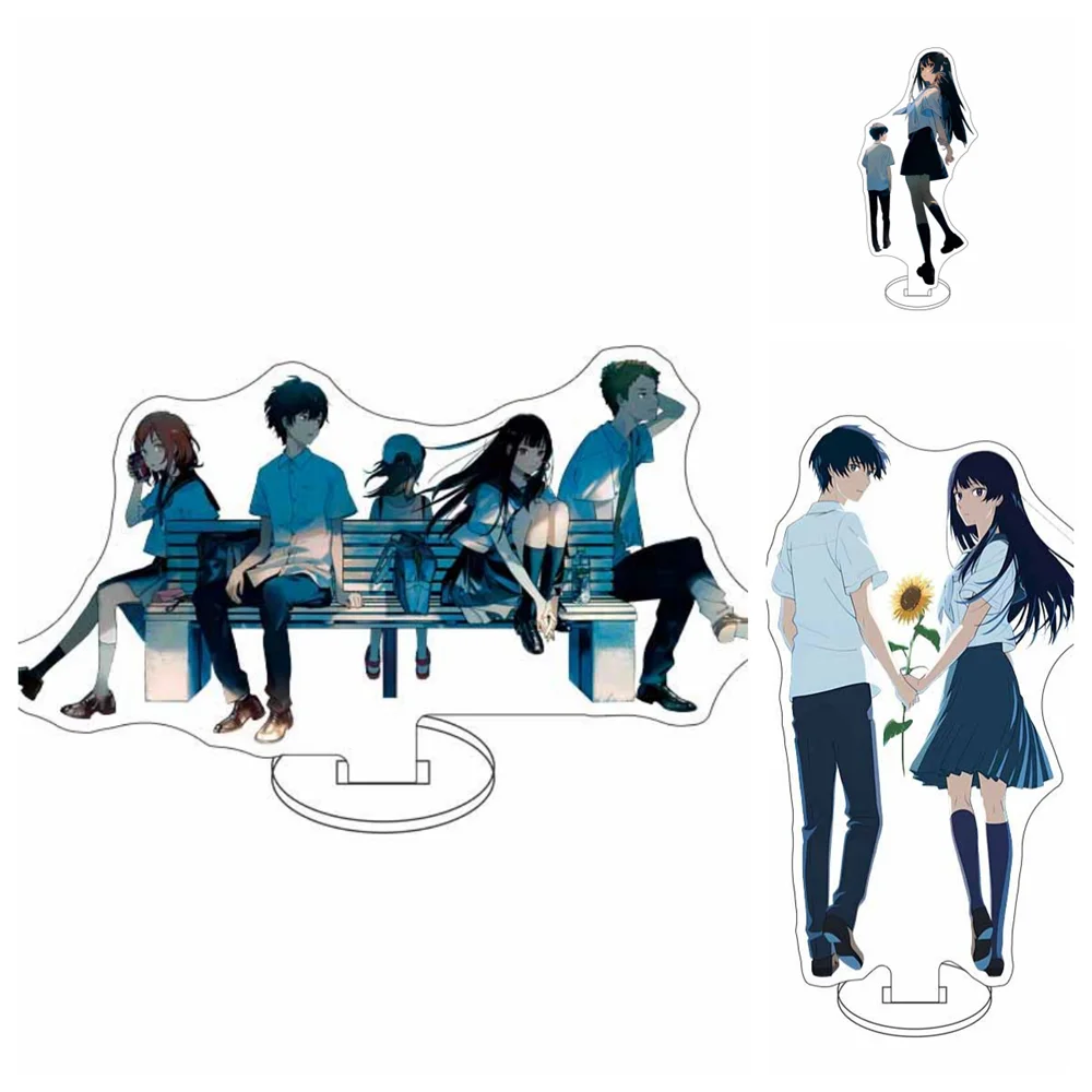 15CM  Anime The Tunnel to Summer, the Exit of Goodbyes Model Cosplay Characters Ornament Accessories Goods Collection Gifts