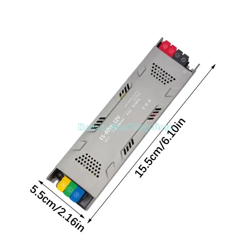 462D LED Driver Power Supply 12V Linear Transform With AC170-264V Wide Voltages Input For LED Strips Lights 60W-400W