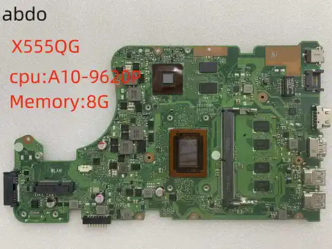 Scheda madre del computer portatile X555QG per scheda madre ASUS X555Q X555B X555BP A10 8G