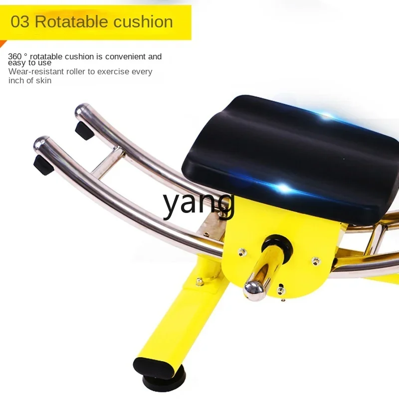 YJQ  Home Abs Roller Trainer Lazy Abs Fitness Machine