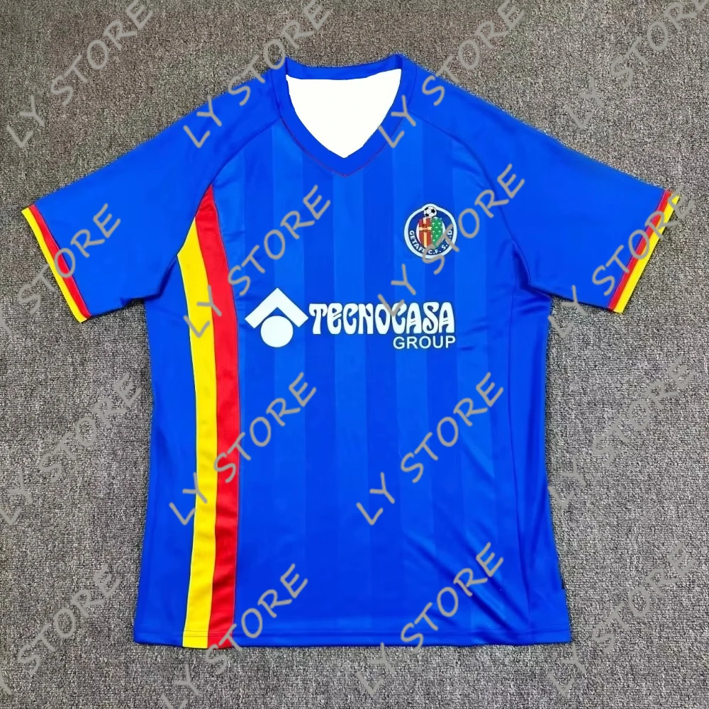 

25-26 Getafe Home and Away Football Jerseys T-shirt 3D Printed Short Sleeved Sports T-shirt Same for Adults,Children