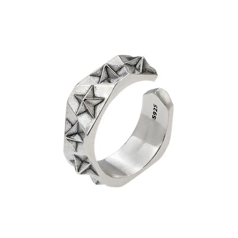 Anillo de estrella de moda para mujer, joyería fina de Plata de Ley 925, accesorios de calidad de lujo, ofertas con