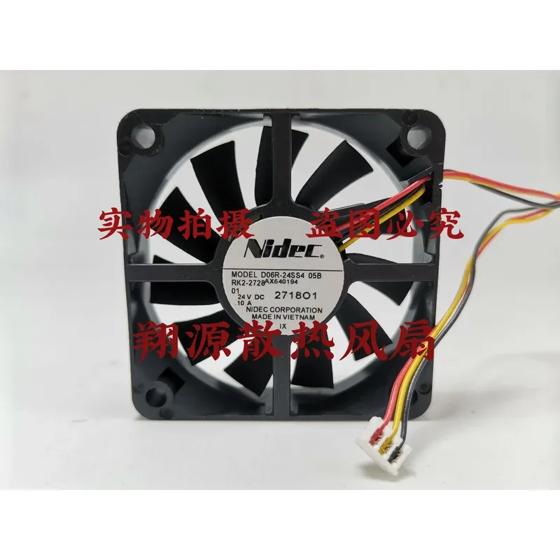 

D06R-24SS4 05B New NIDEC 6015 for 24V 0.1A Silent Power Supply Fan 6cm