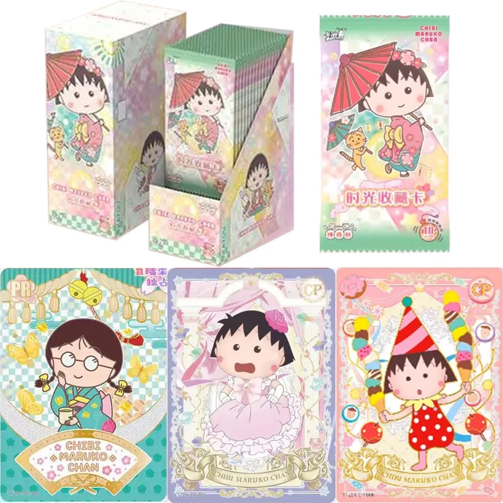 

KAYOU Chibi Maruko-chan Card Time Collection Cards Innocence Pack Rare BP Cards Anime Collection Card Toy Gift