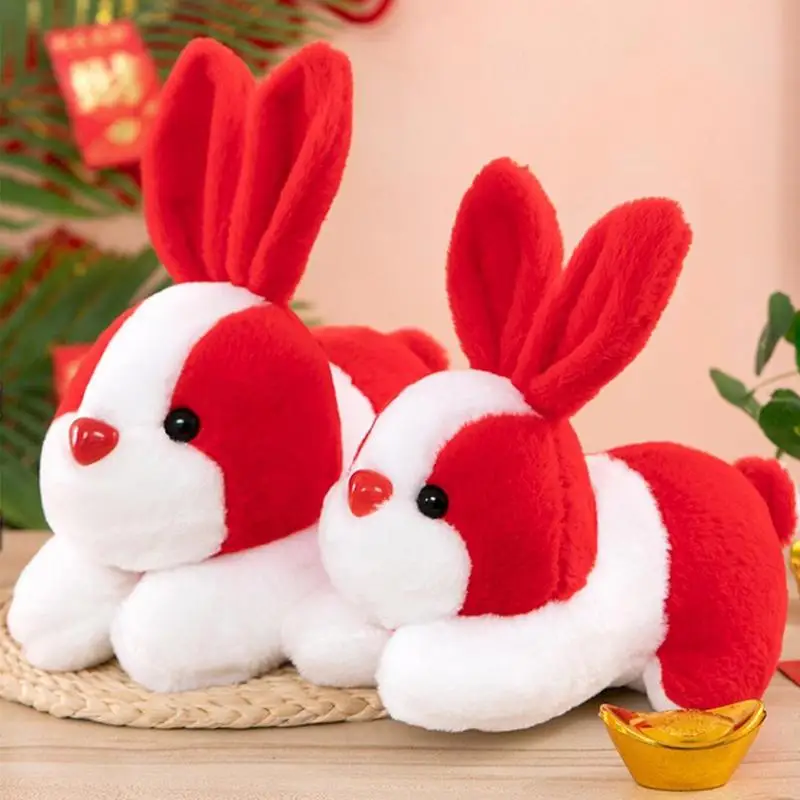 Lucky Rabbit Plush Bunny Plush Doll 20cm Plush Rabbit Stuffed Animal Rabbit Stuffed Toy Bunny Plush Wygodny Lucky Cute