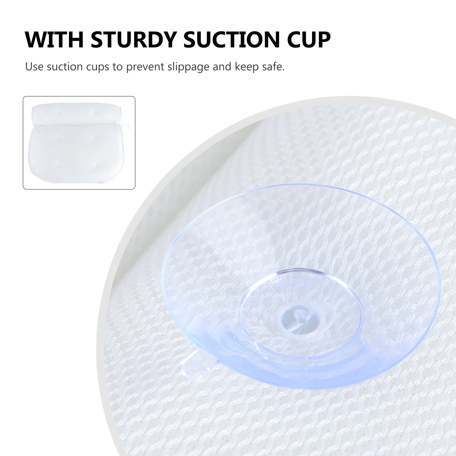 

Сетчатая подушка для ванны, нескользящая спа-подушка для шеи, спины, подушка для ванны, домашняя подушка для горячего массажа, белая ванна