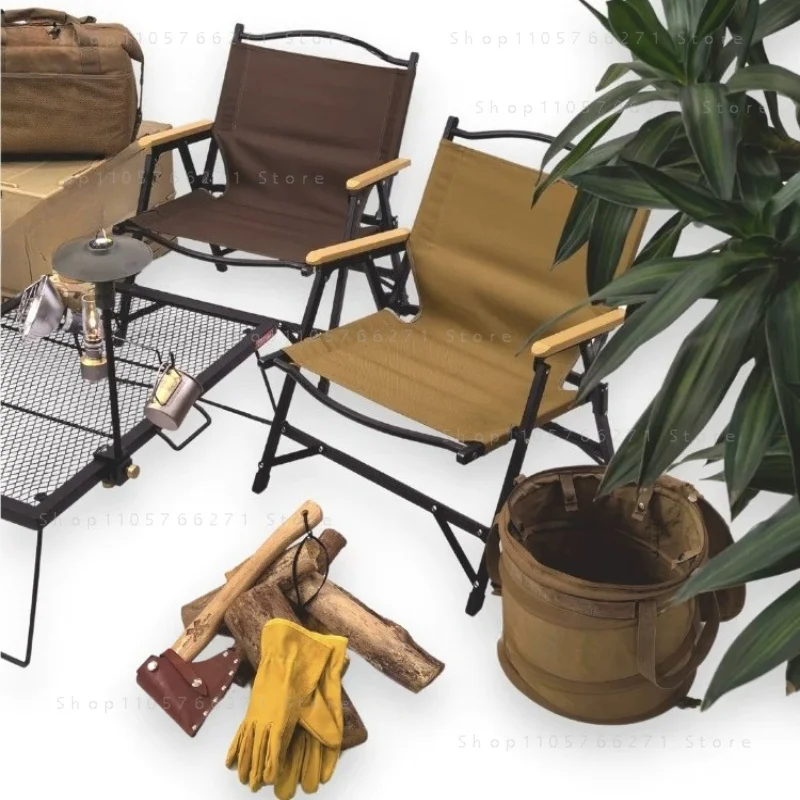Outdoor camping chair Ultra-light aluminum alloy portable folding chair Picnic chair