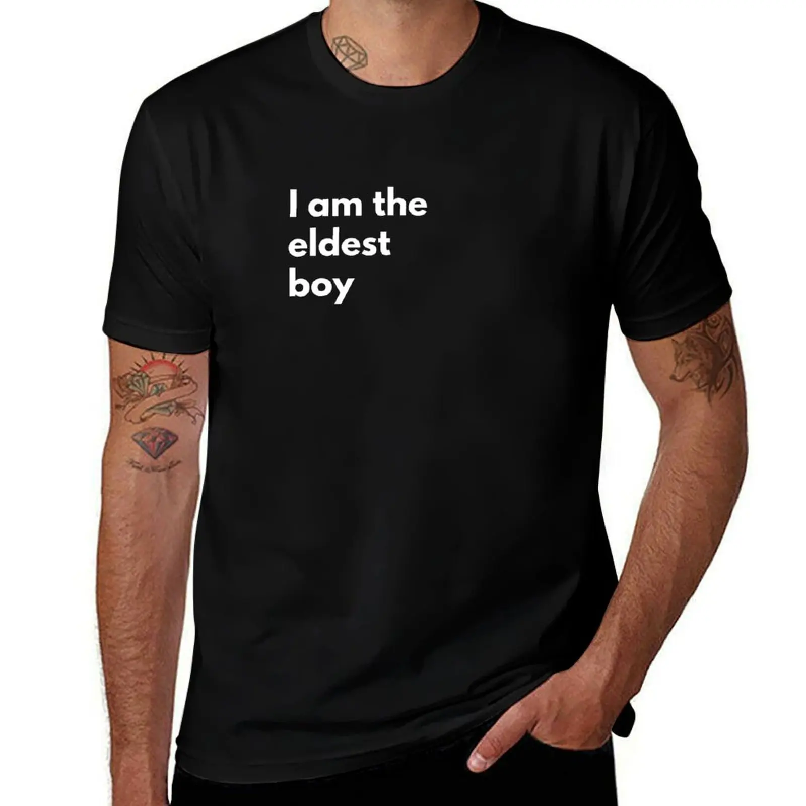 

- Succession cotton t pack T-Shirt cotton the eldest boy shirt man heavy t shirt man shirt cotton t I am