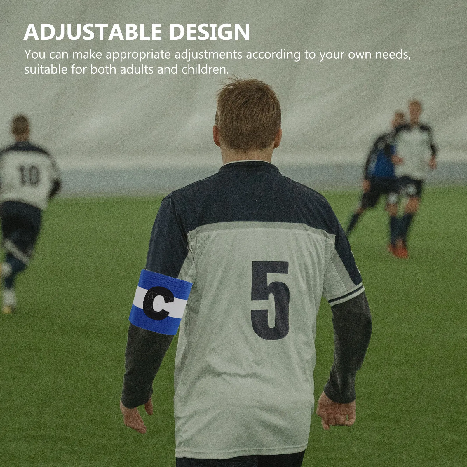 

2Pcs Premium Nylon Football Captain Armbands Antidrop Design for Adults Kids Soccer Team Leader Bands Sports Supplies