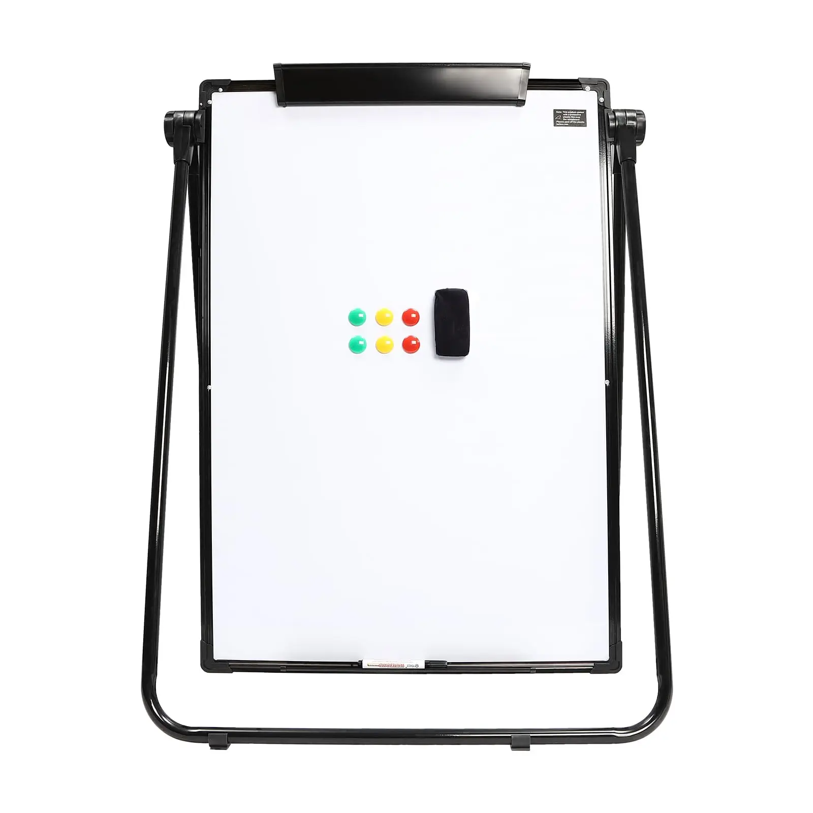 

Magnetic Portable Dry Erase Easel Whiteboard, 36"X24" Tripod Height Adjustable Easel Stand White Board for Home Office School