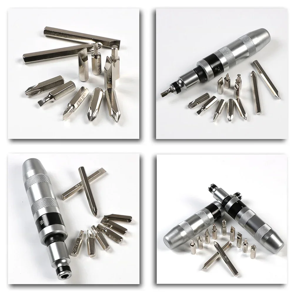 แรงโน้มถ่วงเคาะไขควงชุดปากแข็งสกรูเครื่องมือกําจัดหัวหักสกรู EXTRACTOR NUT เครื่องมือกําจัด