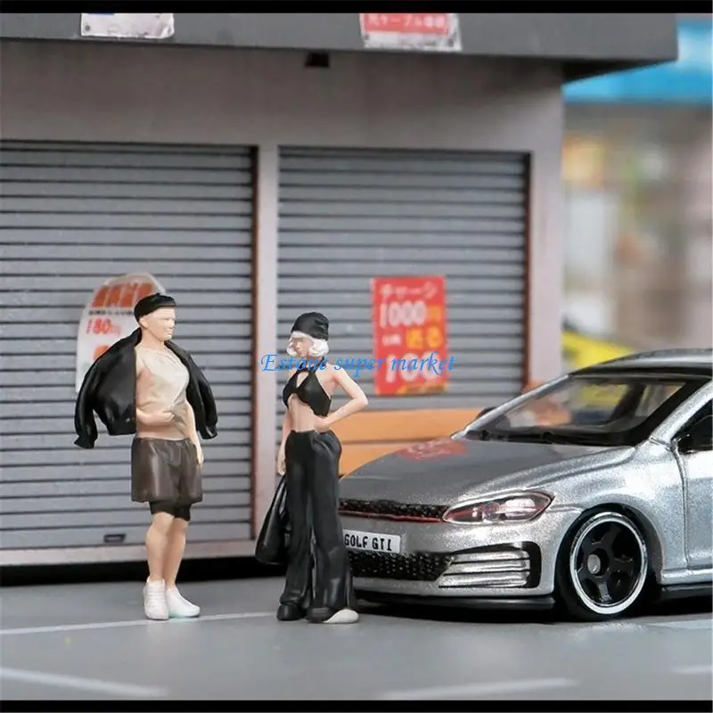090B Simulation 1/64 Scale Miniature Figure Doll Resin Figurine with Fine Detailed