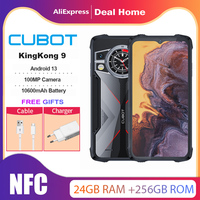 Cubot KingKong 9 24GB+256GB Helio G99 120Hz 6.583-Inch Screen Rugged Smartphone 100MP Camera NFC 10600mAh Battery Cellphone