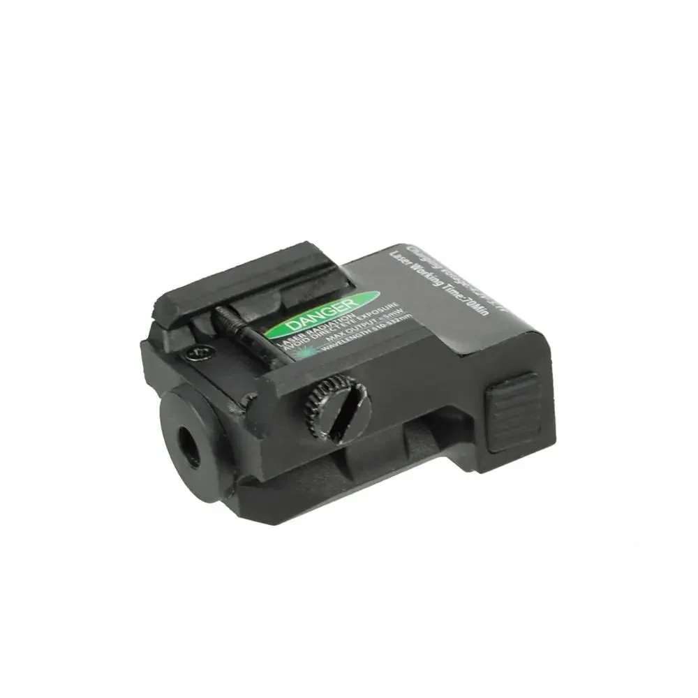 Tactical Green Laser for Picatinny Weaver Rail Mount for Pistol Gun with USB Rechargeable Airsoft Green Laser Hunting - Image 6