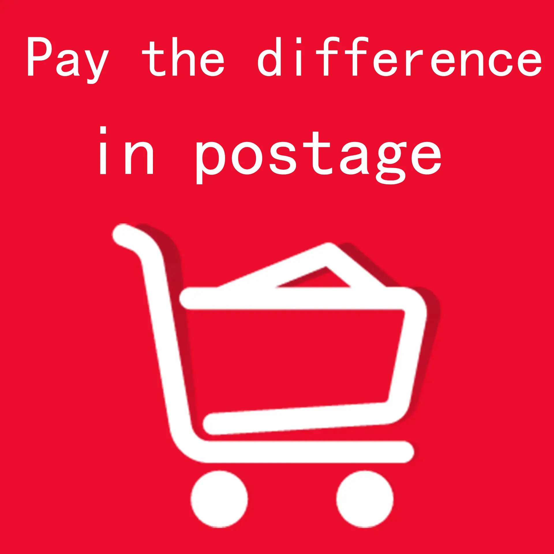 

Pay the difference in postage