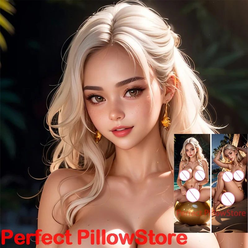 

Dakimakura anime beautiful girl AI illustration Double-sided Print Life-size body pillows cover Adult pillowcase