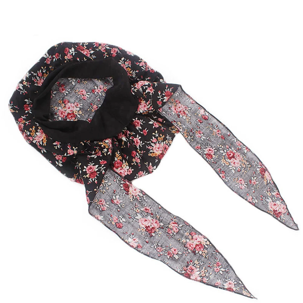 

Cotton Women Floral Turban Cap Chemotherapy Hat Sleep Bonnet Protect Hair Neat Durable Moisture Control