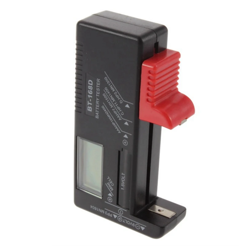 1 PCS BT-168D Battery Tester Battery Capacity Tester BT168D Tester For AA/AAA/C/D/9V/1.5V Battery