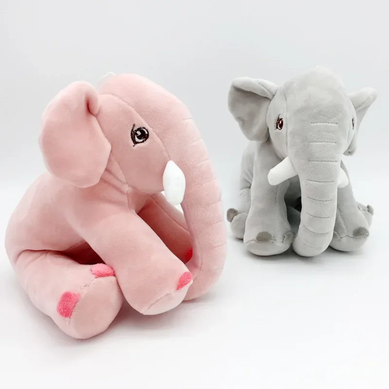 20CM Cute Animal Mini Elephant Plush Toy Soft Stuffed Lovely Gray Pink Elephant Calf Doll Xmas Birthday Gifts