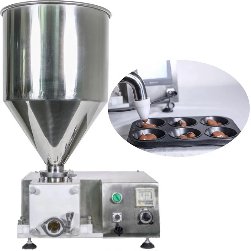 

Portable Bread Cream Injection Machine Donut Cream Injection Core Filling Snack Food Machine