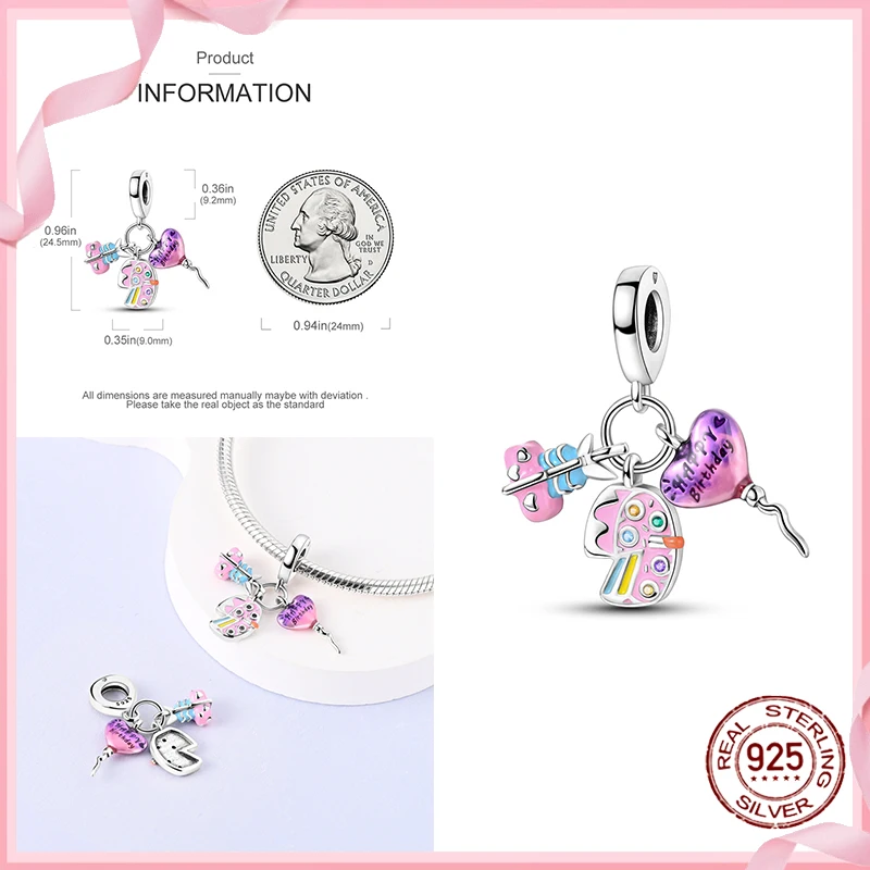 Nieuw In 925 Sterling Zilver Roze Meisjes Rok Schattige Kat Charme Kraal Fit Pandora Originele 925 Armband Vrouwen Diy Sieraden Hanger Cadeau