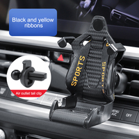 Car Air Vent Phone Holder 360° Rotation Phone Stand Gaming Chair Shape Mobile Phone Bracket GPS Support for iPhone Samsung