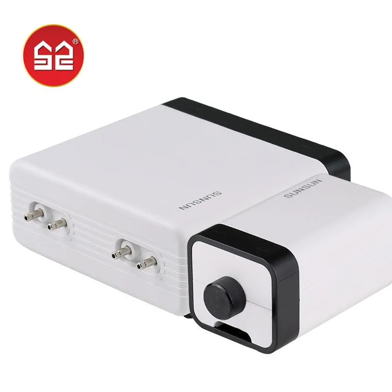 

Small Quiet Aquarium Air Pump Oxygen Aerator for Fish Tank Oxygenation Low Noise Air Supply Machine Tropical Fish Turtle Tank