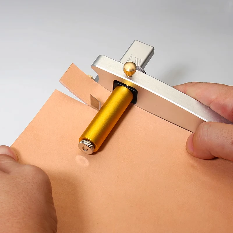 

Станок для резки ремня DIY станок для резки алюминиевого сплава резка кожаных полосок кожаный веревочный сплиттер регулировка ширины и толщины