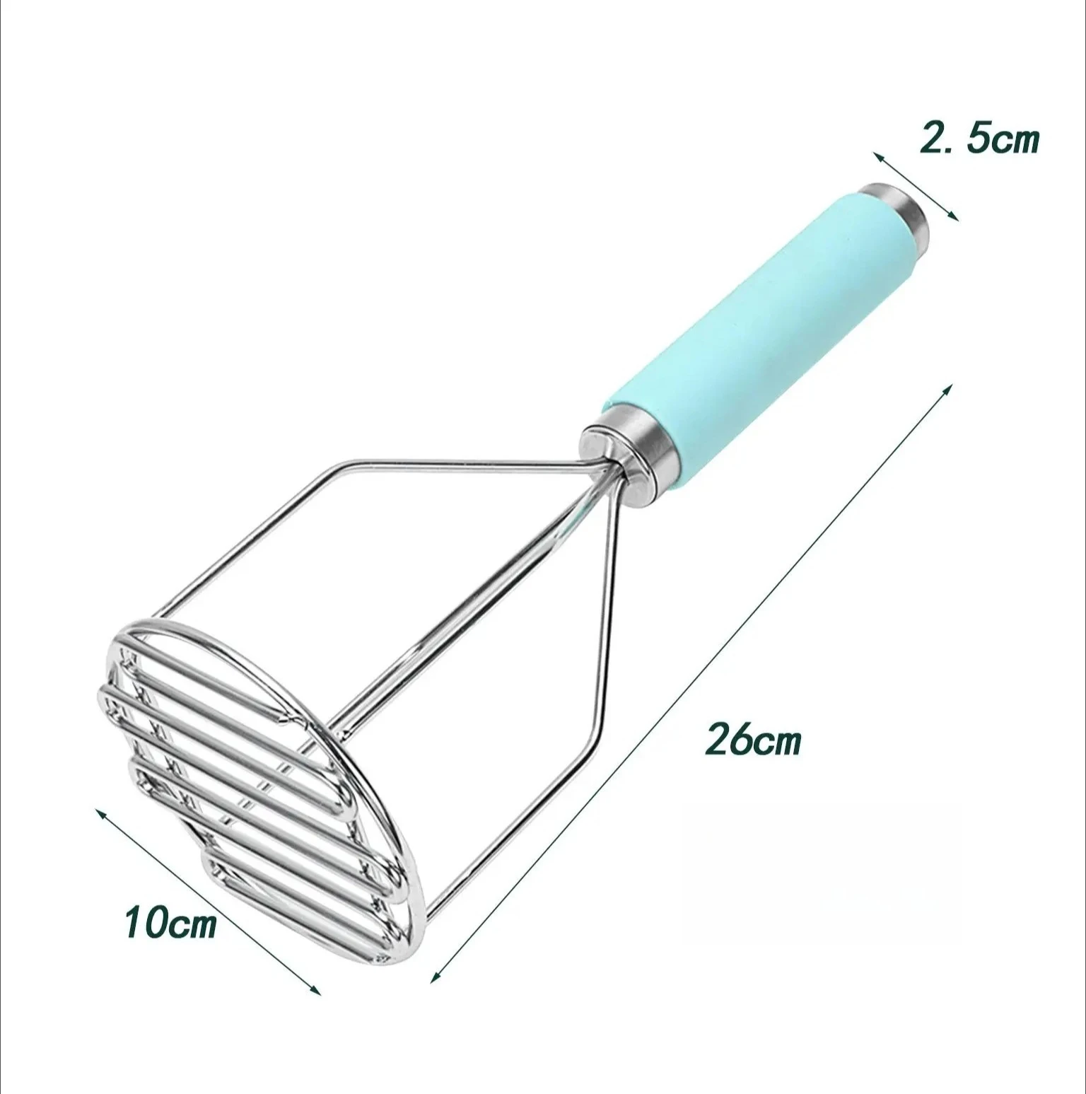 Kitchen Tool Manual Food Masher for Potatoes And Vegetables Heavy Duty