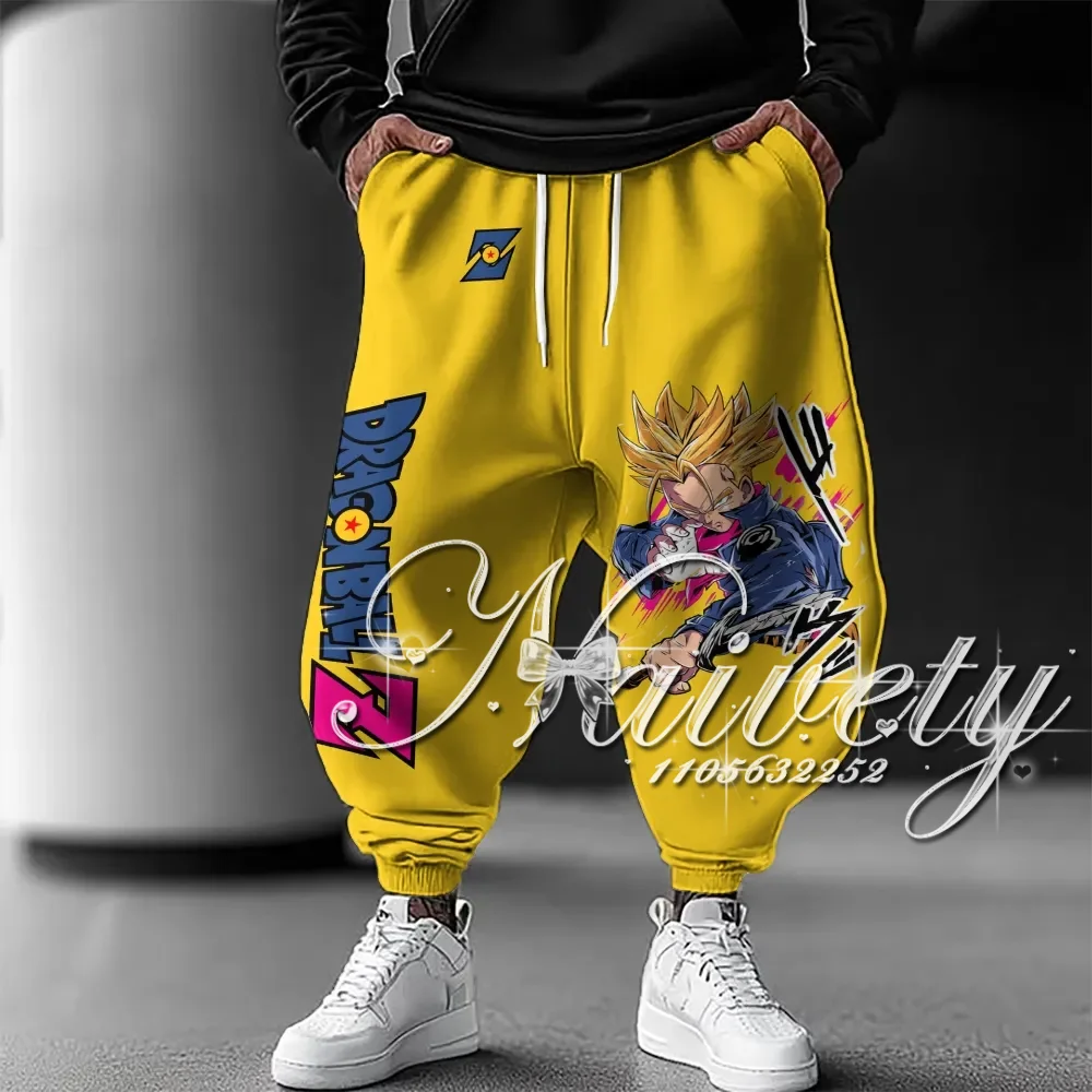 Dragon Ball Super Saiyan Trunks 3D Print Quick Dry Breathable Vintage Joggers 2026 Summer Unisex Loose Streetwear Sports Pants