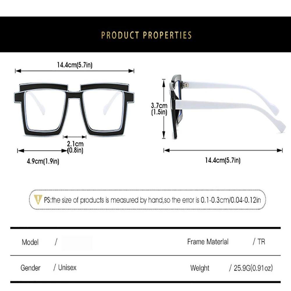 Gafas cuadradas antiluz azul para ordenador, lentes ópticas de dibujos animados, bloqueo de luz azul, Estilo Vintage