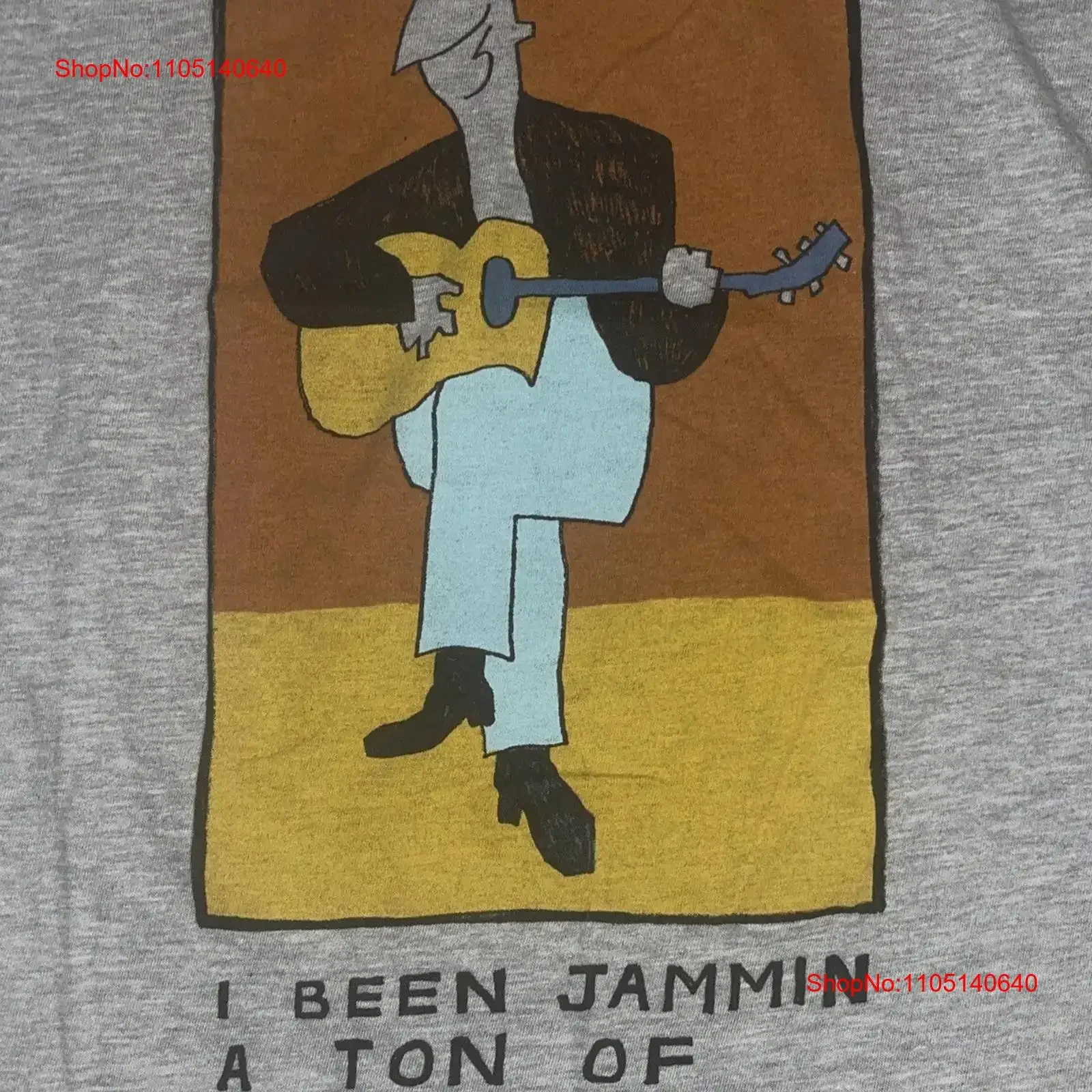 

Beck Concert Tour T shirt I Been Jammin A Ton Of Lately Gray Large vintage Washed Top For Everyday Wear Unisex Stretched