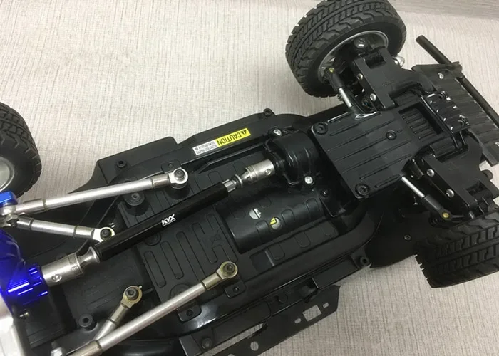 KYX Racing-eje de transmisión central de acero inoxidable, piezas mejoradas para coche trepador de control remoto 1/10 Tamiya CC01