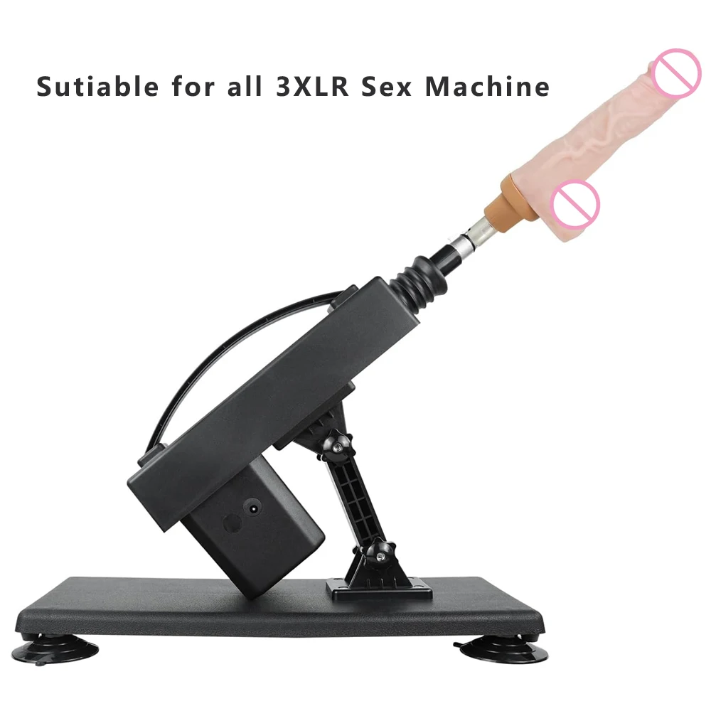 3XLR Sex Machine Attachments  Realistic Dildos for A2/A1 Sex Masturbation Love Machine for Women Man Sex Products view 2