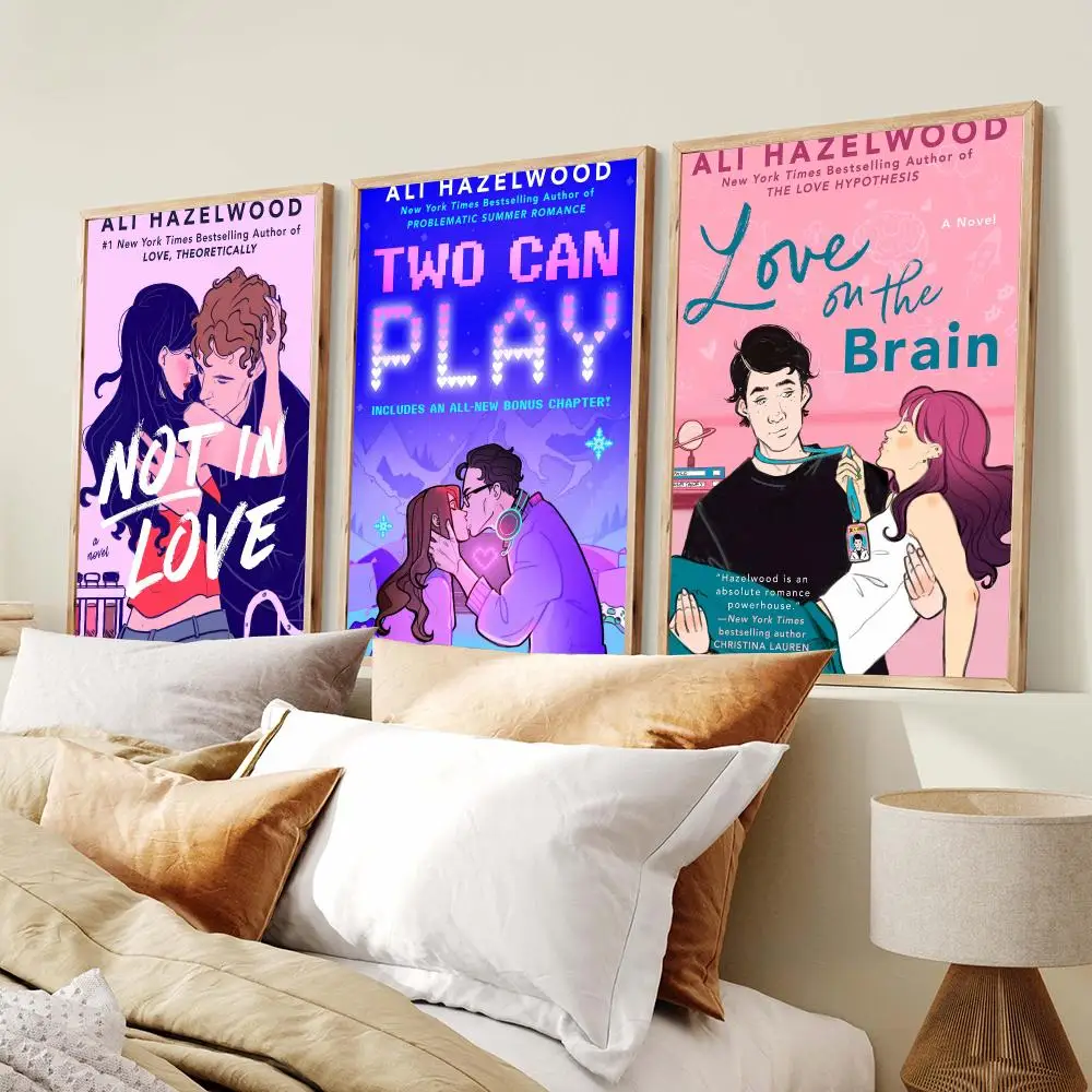 Romance Author A-Ali Hazelwood Poster PP Wall Art Prints Poster for Dorm Room Apartment Home Office Room Decor Gift Waterproof