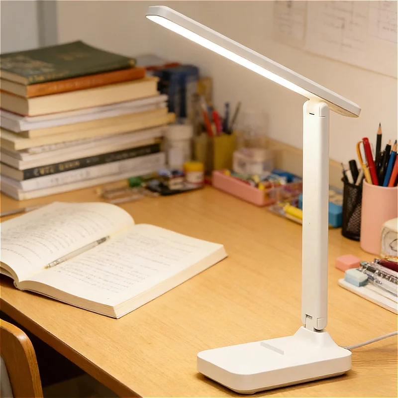 

Foldable Table Lamp LED Desk Lamp 3 Type Stepless Dimmable Touch Home Bedside Reading Eye Protection Night Light USB Chargeable
