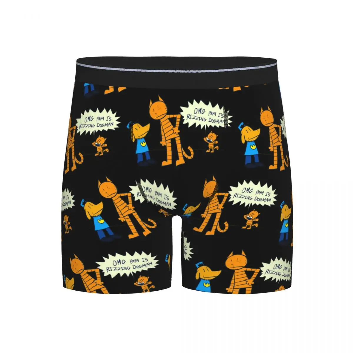 

Длинные трусы-боксеры, шорты Dog Man Lil Petey и Big Petey Fan Art, мужские мягкие трусы для Homme Man Boyfriend Gift