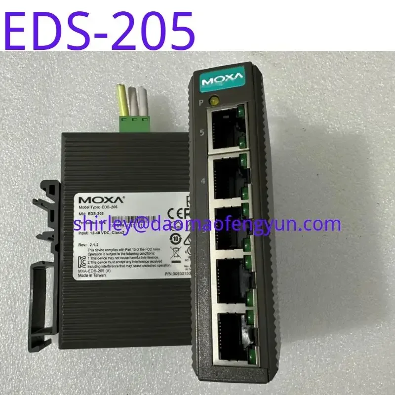 

Used Original Mosa EDS-205 Industrial Unmanaged Ethernet Switch