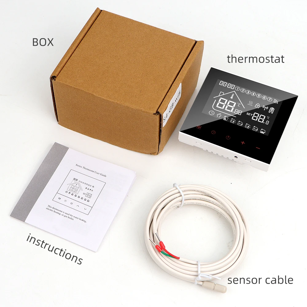 S4/M4A 16A Wifi Smart Floor Heating Thermostat LCD Display Controller Intelligent Digital Humidity Controller Heating AC100-240V