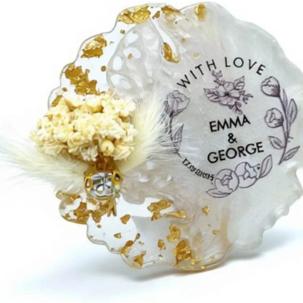 

Персонализированные магниты - Свадебные сувениры, магниты из смолы с цветами для детских праздников - Подарки для гостей на день рождения