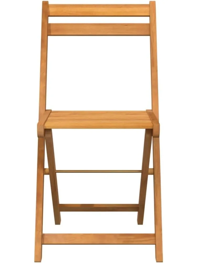 Sedie da bistrot pieghevoli 8 pezzi in legno massello di acacia mobili da esterno sala da pranzo balcone sedie da bistrot per studio sulla spiaggia terrazza cortile