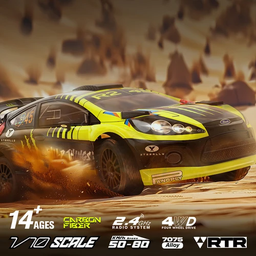 Ralaro 1/10 XTS F10 4WD RTR RC 시뮬레이션 레이싱 드리프트 오프로드 차량 모델 랠리 카, 2.4GHZ 리모컨 자동차, 성인 소년 장난감 