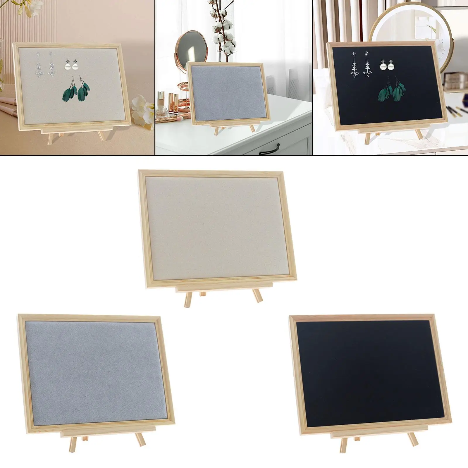 

Jewelry Organizer Display Earrings Holder Jewelry Holder Organizer Earring Organizer for Tabletop Showcase Vanity Stores Home