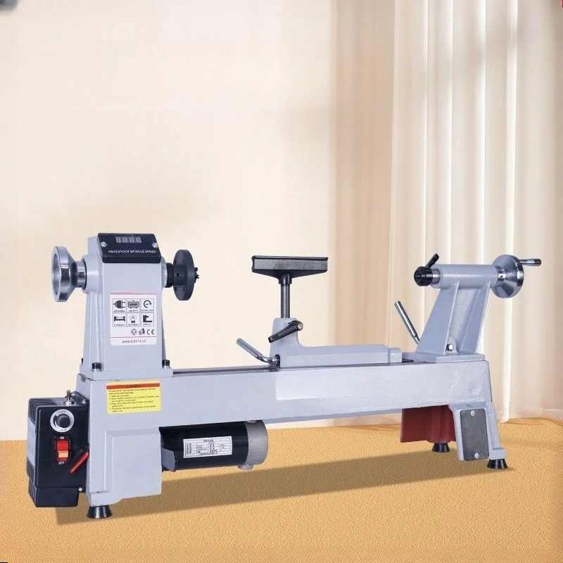 900W Woodworking Machinery Micro Lathe, Woodworking Wooden Rotary Machine Household Lathe