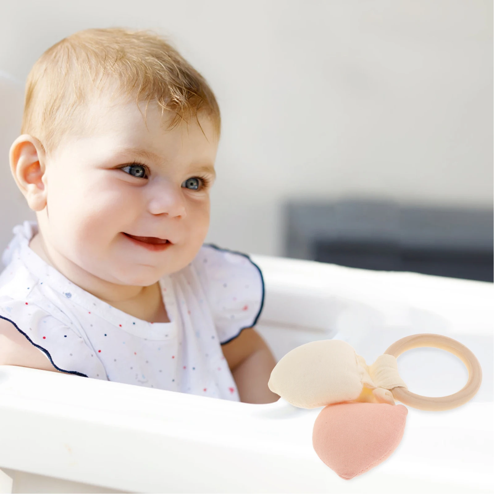 Adorable Cartoon Baby Hanging Mobile Lightweight Wood Cotton Stroller Car Seat Newborn Gift 0-3 Months Pendant Stroller Decor