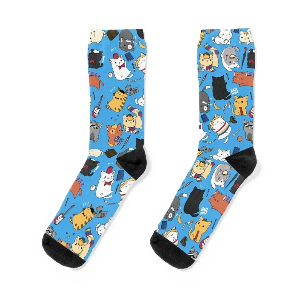 

Time Lord Kittens Socks golf Running cute funny gifts Socks Girl Men's