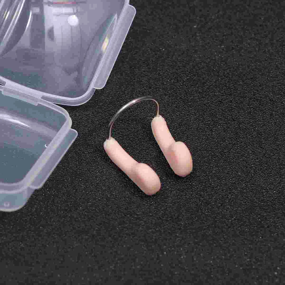 

Waterproof Swimming Nose Clip Anti-choking Professional Swimming Wire Nose Clip Underwater Nose Protection (Fleshcolor)